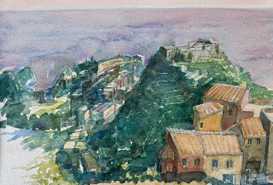 Castelmola Sicilia, Akvarell